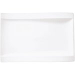 Kalanka - assiette gourmet, blanc, 37 x 25 cm Kalanka - assiette gourmet, blanc, 37 x 25 cm