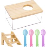 Kalanka - bain pour hamster 1 pièce, echelle en bois amovible 1 pièce, pelle a sable de nettoyage 4 pièces, ... Kalanka - bain pour hamster 1 pièce, echelle en bois amovible 1 pièce, pelle a sable de nettoyage 4 pièces, ...