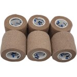 Kalanka - - bandage cohsif - 6 rouleaux beige x 5 cm x 4, 5 m autoadhsif, sports bande, premiers secours ...