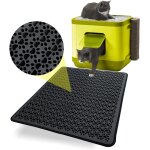 Kalanka - bazerga tapis litire chat pour bac a litire chat et maison de toilette chat xxl, 60 - 74 ...