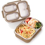 Kalanka - bote a sandwich en mtal avec compartiments de sparation - bote a petit - djeuner et bote ...