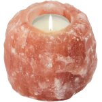Kalanka - bougeoir en cristal de sel 700 g, orange Kalanka - bougeoir en cristal de sel 700 g, orange