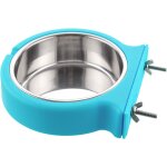 Kalanka - caisse chien bol amovible en acier inoxydable gamelle a suspendre pour animal domestique cage ...