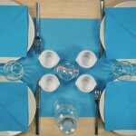 Kalanka - chemin de table 3en1 airlaid vert anis fsc® - 0. 40x4, 80m Kalanka - chemin de table 3en1 airlaid vert anis fsc® - 0. 40x4, 80m