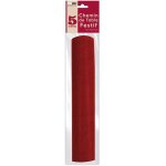 Kalanka - chemin de table intisse 5m uni rouge