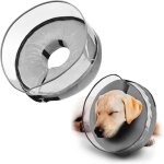 Kalanka - collerette chien gonflable avec entonnoir de protection colerette pour chien anti lechage collerette ...