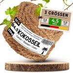 Kalanka - corde en fibre de coco 4, 5 mm x 50 m - ficelle pour jardinage, bricolage et décoration - corde ... Kalanka - corde en fibre de coco 4, 5 mm x 50 m - ficelle pour jardinage, bricolage et décoration - corde ...