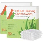 Kalanka - cotons - tiges pour nettoyage des oreilles de chien, bon soin et hygine des oreilles cotons ...