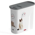 Kalanka - curver verseuse a croquettes pour chat - 2l / 1kg - rangement hermétique anti - odeurs pour ... Kalanka - curver verseuse a croquettes pour chat - 2l / 1kg - rangement hermétique anti - odeurs pour ...