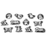 Kalanka - delcia lot de moules a chocolat de pques 12 pices