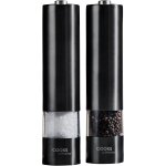 Kalanka - ensemble de moulins  sel et poivre lectriques moulins automatiques  piles avec cours rglable, ...