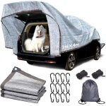 Kalanka - filet d'ombrage pour voiture pour chien 3 x 4 m, filet de protection solaire pour voiture, ... Kalanka - filet d'ombrage pour voiture pour chien 3 x 4 m, filet de protection solaire pour voiture, ...