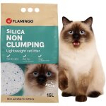 Kalanka - flamingo litire pour chat silice granuls de tailles intermdiaire - medium 16l - convient ...