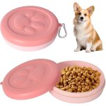 Kalanka - gamelles bols avec couvercle chiens bols d`eau pour chiens voyage bol pour chat et chien non ...