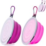 Kalanka - gamelles pliables bol avec couvercle chien bols d`eau pour chiots voyage bol pour chat et chien ...