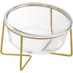 Kalanka - gamelles surleves inclines en verre pour chat - gamelle surleve anti - vomissements - ...