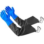 Kalanka - gants de protection en pu pour etang - pour aquarium - ultra longs et imperm�ables - 68 cm ...