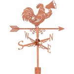 Kalanka - girouette en forme de coq corne en métal indicateur de direction du vent instrument de mesure ... Kalanka - girouette en forme de coq corne en métal indicateur de direction du vent instrument de mesure ...