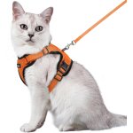 Kalanka - harnais chat anti evasion avec laisse orange m, harnais chaton petit chien réglable, collier ... Kalanka - harnais chat anti evasion avec laisse orange m, harnais chaton petit chien réglable, collier ...