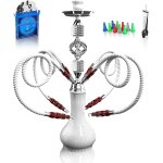 Kalanka - hookah full set avec 4 tuyaux 22 big chicha set pour jusqu'à 4 personnes tout compris bol ... Kalanka - hookah full set avec 4 tuyaux 22 big chicha set pour jusqu'à 4 personnes tout compris bol ...