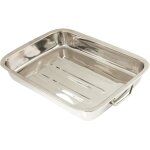Kalanka - ibili 651435 plat a rôtir en inox avec anses pliantes métalliques 35x26x6, 5 cm clã¡sica Kalanka - ibili 651435 plat a rôtir en inox avec anses pliantes métalliques 35x26x6, 5 cm clã¡sica
