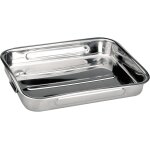 Kalanka - ibili 651830 plat a rôtir en inox avec anses pliantes 31x24x5, 5 cm bistrot Kalanka - ibili 651830 plat a rôtir en inox avec anses pliantes 31x24x5, 5 cm bistrot