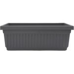 Kalanka - jardinire rectangulaire vnitienne de 45, 7 cm en plastique lger avec drainage pour rebord ...