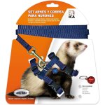 Kalanka - kit harnais et sangle pour furets (da972) bleu Kalanka - kit harnais et sangle pour furets (da972) bleu