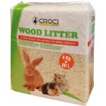 Kalanka - litire vgtale wood litter, litire vgtale naturelle pour rongeurs 60 lt 4kg