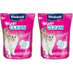 Kalanka - magic clean - litire silice 4 semaines pour chat - 4, 2l (lot de 2)