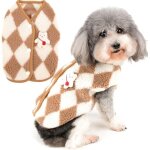 Kalanka - manteau d'hiver pour petits chiens pull en polaire doux et chaud v�tement duveteux manteau ...