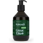 Kalanka - meavita huile de noix de coco fractionn�e, 1 paquet (1 x 250 ml) en bouteille de verre avec ...