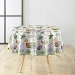Kalanka - nappe ronde (? 160 cm) vegetalia, pvc imprim¿¿ Kalanka - nappe ronde (? 160 cm) vegetalia, pvc imprim¿¿