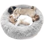 Kalanka - panier chat chien lit rond pour chats chiens peluche coussin pour animaux de compagnie moelleux ...