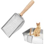 Kalanka - pelle a litiere chat metal, pelles a liti�re pour chats mailles fines, pelle a chat en m�tal ...
