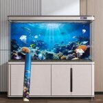 Kalanka - poster de fond d'aquarium, d�coration arri�re en pvc, film de fond sous - marin, plusieurs ...