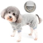 Kalanka - pyjama d'hiver pour petite chien chiot manteaux combinaison en polaire chaude et pelucheuse ...
