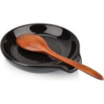 Kalanka - repose cuill�re cuisine ceramique, repose ustensiles de cuisine petite multifonction pour cuill�re ...