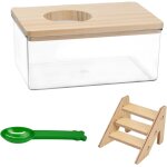 Kalanka - salle de bain pour hamster pour animaux de compagnie, bain de sable pour hamster avec echelle ... Kalanka - salle de bain pour hamster pour animaux de compagnie, bain de sable pour hamster avec echelle ...