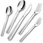 Kalanka - set de couverts 30 pi�ces service pour 6, set de couverts en acier inoxydable premium, ensemble ...