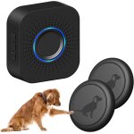 Kalanka - sonnette pour chien, sonnette pour chien porte sans fil fonctionne a 1000pieds pour l'apprentissage ...