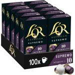 Kalanka - supremo - 100 capsules de caf� intensit� 10 - compatibles nespresso� * (lot de 10 x 10)
