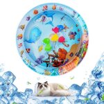Kalanka - tapis eau chat, tapis jeu chat refroidissement gonflable l'�t� d'eau sensoriel gonflable epaissi, ...