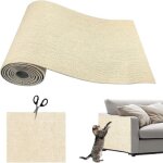 Kalanka - tapis griffoir pour chat autocollant - 300cmx40cm, protection canap� chat anti - griffe, facile ...