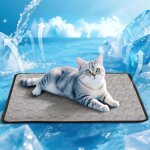 Kalanka - tapis refrigerant chien coussin fra�cheur pour chien et chat tapis rafra�chissant en soie glac�e ...