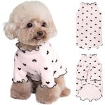 Kalanka - v�tements pour petits chiens et chats ¿ et� et automne ¿ chemise extensible a volants a manches ...