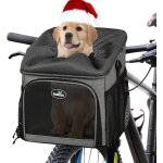 Kalanka - wakytu panier de transport de v�lo pour chien, sac a dos de transport avant pour v�lo pliable, ...
