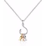 Kales - collier créatif hameçon et petit poisson, mignon poisson et hameçon collier, avec 3 petits poissons ... Kales - collier créatif hameçon et petit poisson, mignon poisson et hameçon collier, avec 3 petits poissons ...