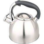 Kamberg - 0008113 - bouilloire th�i�re sifflante 3 litres - acier inoxydable - poign�e ergonomique - ...
