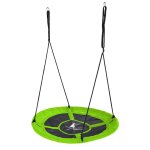 Kangui - balançoire ronde nid d'oiseau rond Ø100cm - vert - charge 150kg maxi Kangui - balançoire ronde nid d'oiseau rond Ø100cm - vert - charge 150kg maxi
